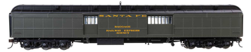 Walthers Proto HO Scale 70' Heavyweight Baggage Car Santa Fe ATSF