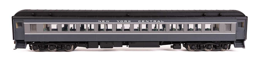 Walthers Proto HO Scale 85' Heavyweight Paired Window Coach New York Central (Lighted)