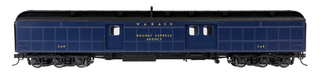 Walthers Proto HO Scale 70' Heavyweight Baggage Car Wabash WAB