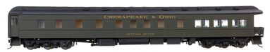 Walthers Proto HO Scale Pullman Heavyweight 3-2 Observation Chesapeake & Ohio C&O