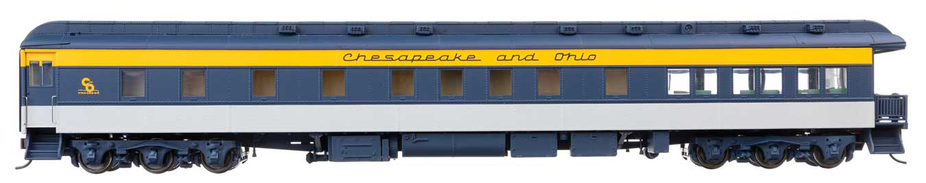 Walthers Proto HO Scale Pullman Heavyweight 3-2 Observation Chesapeake & Ohio C&O