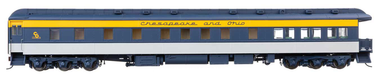 Walthers Proto HO Scale Pullman Heavyweight 3-2 Observation Chesapeake & Ohio C&O