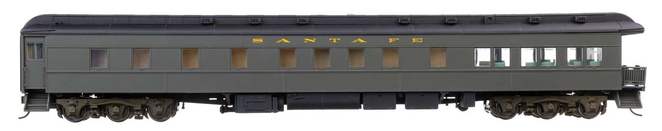 Walthers Proto HO Scale Pullman Heavyweight 3-2 Observation Santa Fe ATSF
