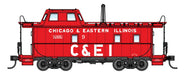 Walthers Proto Streamlined Caboose Chicago & Eastern Illinois C&EI