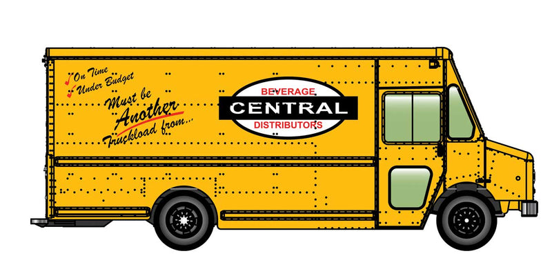 Walthers SceneMaster 949-12104 HO Scale (1:87) Morgan Olson Star Van Central Beverage