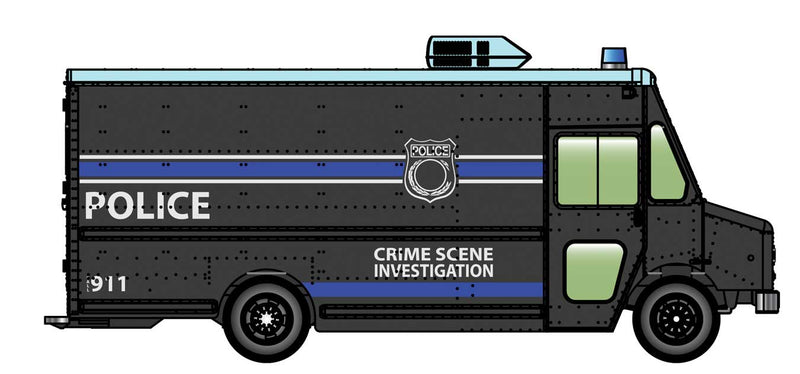 Walthers SceneMaster 949-12105 HO Scale (1:87) Morgan Olson Star Van Police