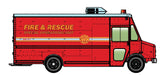 Walthers SceneMaster 949-12107 HO Scale (1:87) Morgan Olson Star Van Fire Department