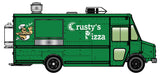 Walthers SceneMaster 949-12110 HO Scale (1:87) Morgan Olson Star Van Crusty's Pizza Food Truck
