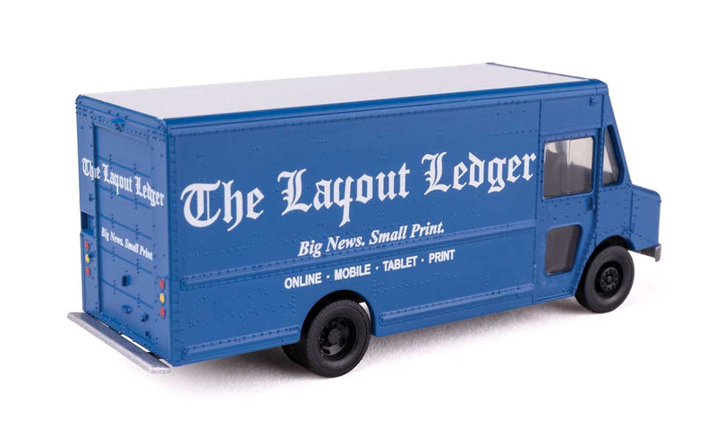 Walthers SceneMaster 949-12113 HO Scale Morgan Olson Star Van - The Layout Ledger Newspaper