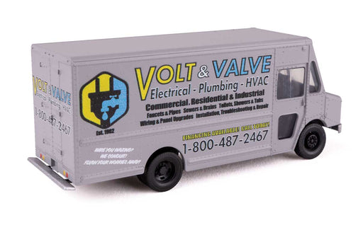 Walthers SceneMaster 949-12118 HO Scale Morgan Olson Star Van - Volt & Valve Plumping, HVAC & Electrical