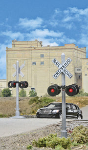 Walthers SceneMaster 949-4333 HO Scale Grade Crossing Flashers 1 Pair