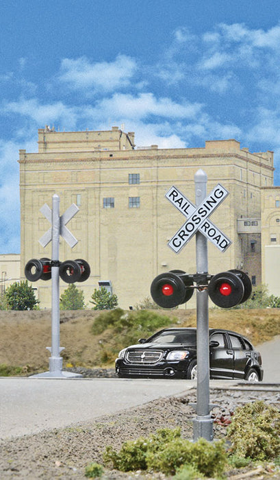 Walthers SceneMaster 949-4333 HO Scale Grade Crossing Flashers 1 Pair