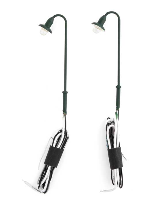 Walthers SceneMaster 949-4801 HO Scale LED Station Platform Light (2 Pack)