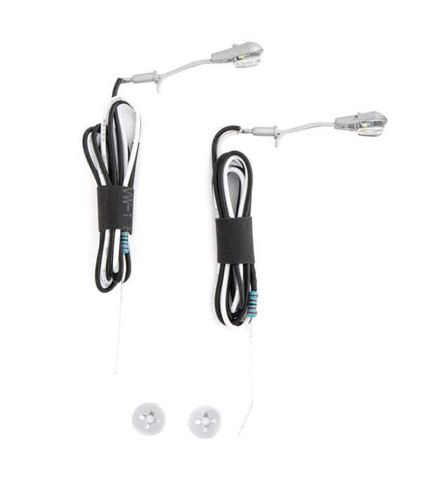 Walthers SceneMaster 949-4804 HO Scale LED Modern Short Arm Style Streetlight (2 Pack)