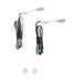 Walthers SceneMaster 949-4804 HO Scale LED Modern Short Arm Style Streetlight (2 Pack)