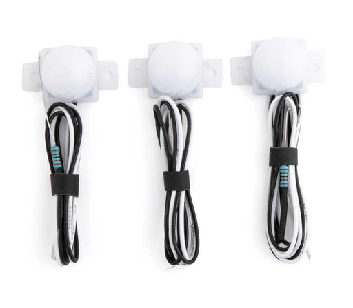 Walthers SceneMaster 949-4871 LED Dome Building Light - Natural White (3 Pack)