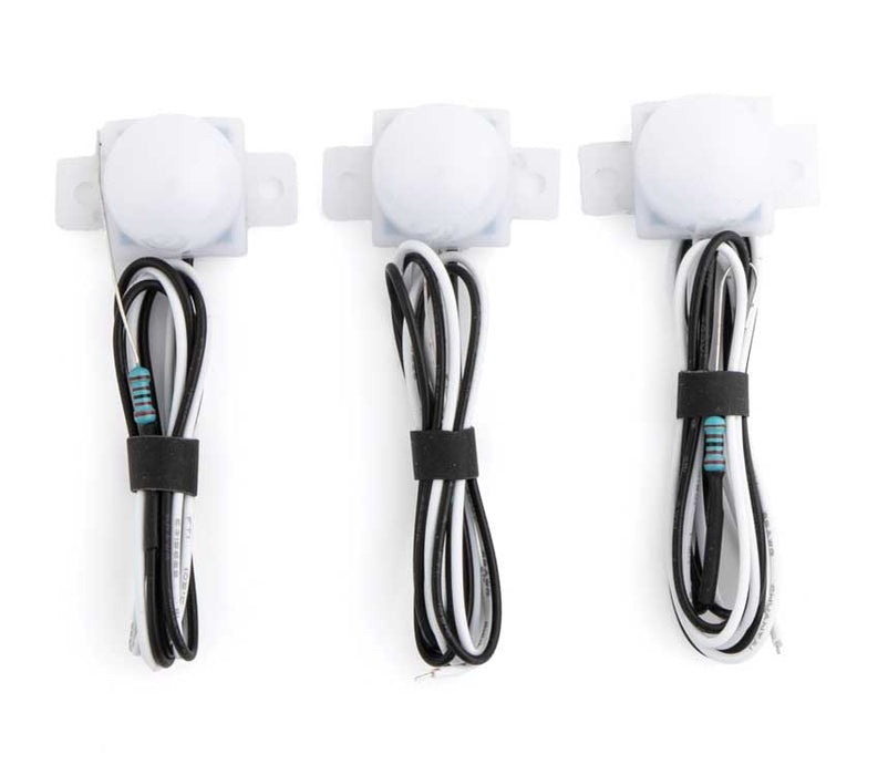 Walthers SceneMaster 949-4871 LED Dome Building Light - Natural White (3 Pack)