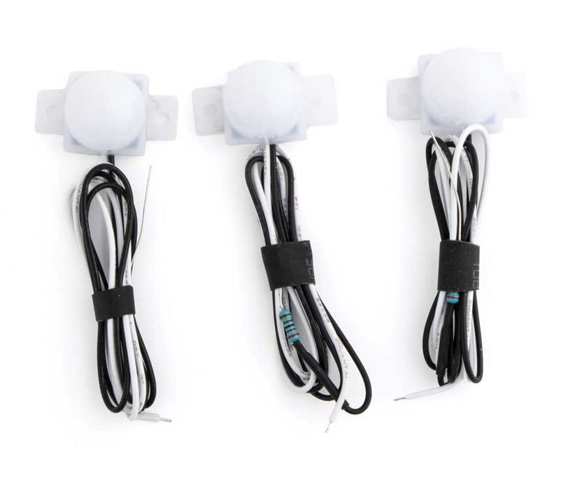 Walthers SceneMaster 949-4872 LED Dome Building Light - Cool White (3 Pack)