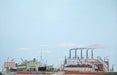 Walthers SceneMaster 949-713 HO Scale Instant Horizons Background Scene The Docks