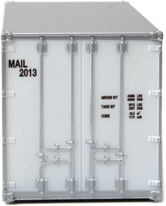 Walthers SceneMaster 949-8660 HO Scale 20' Smooth Container American Mail Line