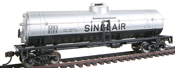 Walthers Trainline 931-1611 HO Scale 40' Tank Car Sinclair SDRX 8194 ...