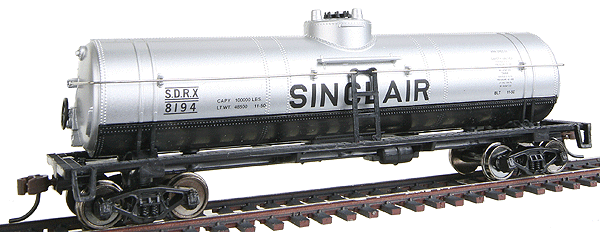 Walthers Trainline 931-1611 HO Scale 40' Tank Car Sinclair SDRX 8194 - NOS