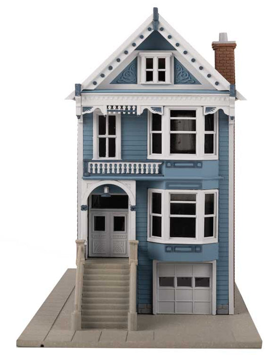 Walthers Trainline 931-953 HO Scale Victorian House Kit - Painted Lady House