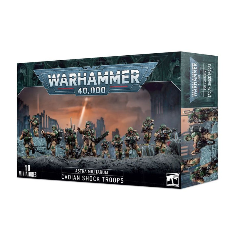 Warhammer 40,000 (47-33) Astra Militarum: Cadian Shock Troops