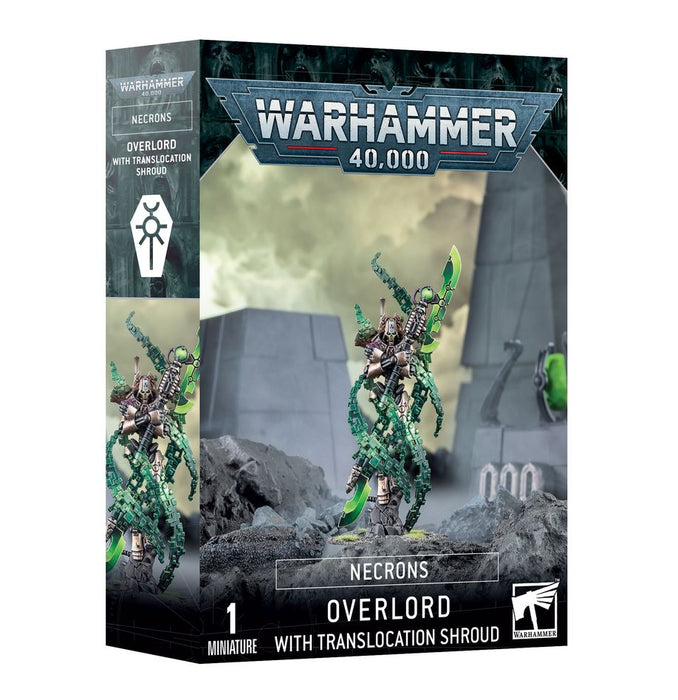 Warhammer 40,000 (49-70) Necrons: Overlord with Translocation Shroud