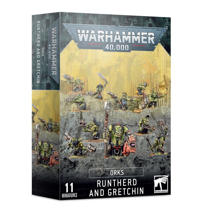 Warhammer 40,000 (50-16) Ork Runtherd and Gretchin