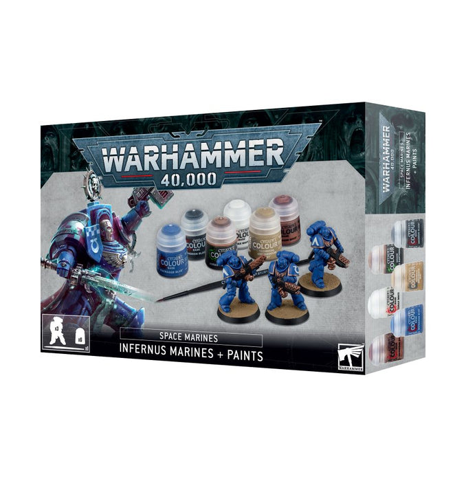 Warhammer 40,000 (60-11) Infurnus Marines + Paint Set