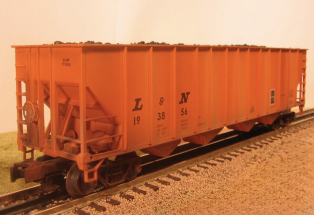 Weaver U4918LD O Scale 4 Bay High Sided Hopper L&N 193809 - USED