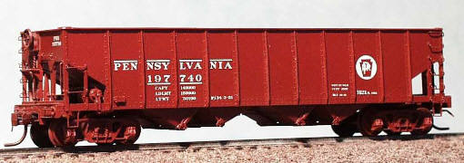 Westerfield Models 3252 HO Scale Pennsylvania H21A Sawtooth Hopper Car Resin Kit  - NOS