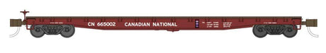 Wheels of Time 50183 N Scale 53'6" General Service Flatcar Canadian National CN 3 Pack