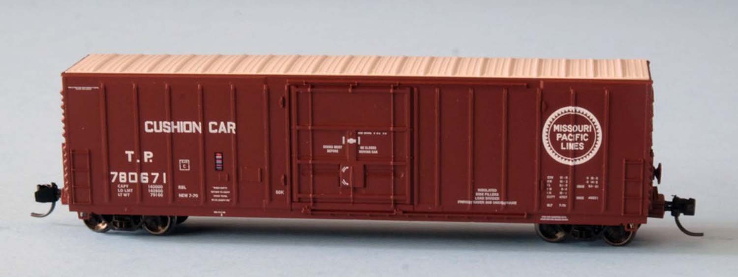 Wheels of Time N Scale PC&F 50' Boxcar Texas & Pacific T&P
