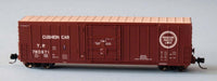 Wheels of Time N Scale PC&F 50' Boxcar Texas & Pacific T&P