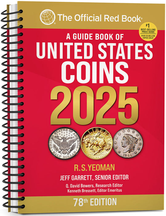 Whitman Publishing 2025R The Official Red Book 2025 Guide to United States Coins