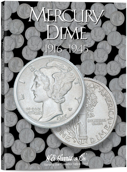 Whitman Publishing HRS2683 H.E. Harris: 1916-1945 Mercury Dimes