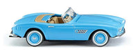 Wiking 82906 HO Scale 1956 BMW 507 Convertible - Light Blue
