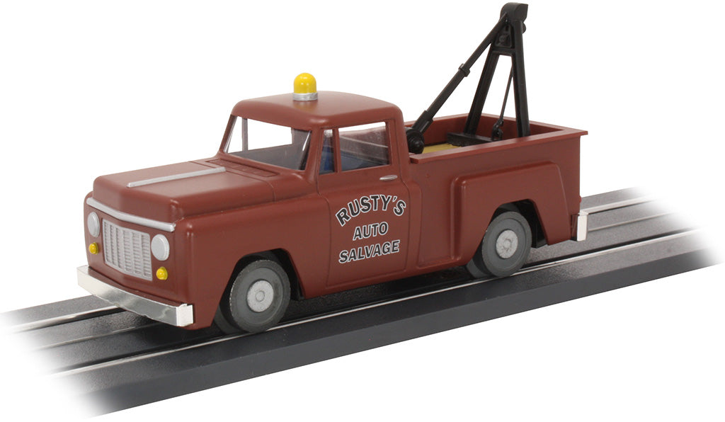 Williams by Bachmann 42748 O Gauge E-Z Street Rusty’s Auto Salvage Tow Truck