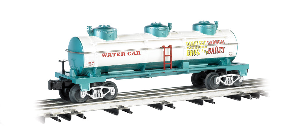 Williams by Bachmann 47120 O Gauge 3 Dome Tank Car Ringling Brothers Water Car #103