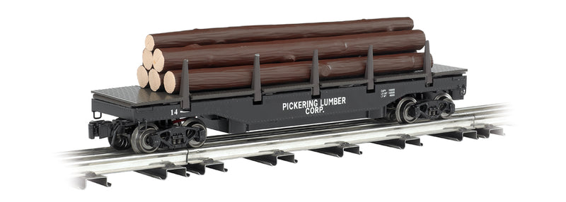 Williams by Bachmann 47926 O Gauge Operating Log Dump Car Pickering Lumber