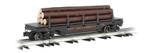 Williams by Bachmann 47927 O Gauge Operating Log Dump Car West Side Lumber