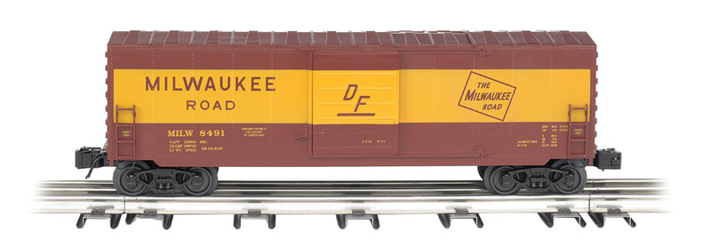 Williams by Bachmann 47978 O Gauge Operating Boxcar Milwaukee Road MILW