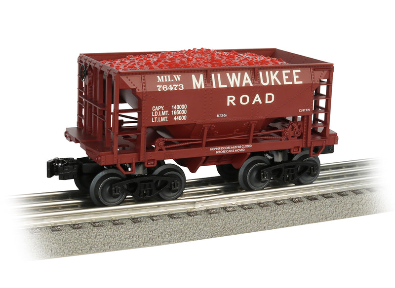 Williams by Bachmann 48504 O Gauge 70 Ton Ore Car Milwaukee Road