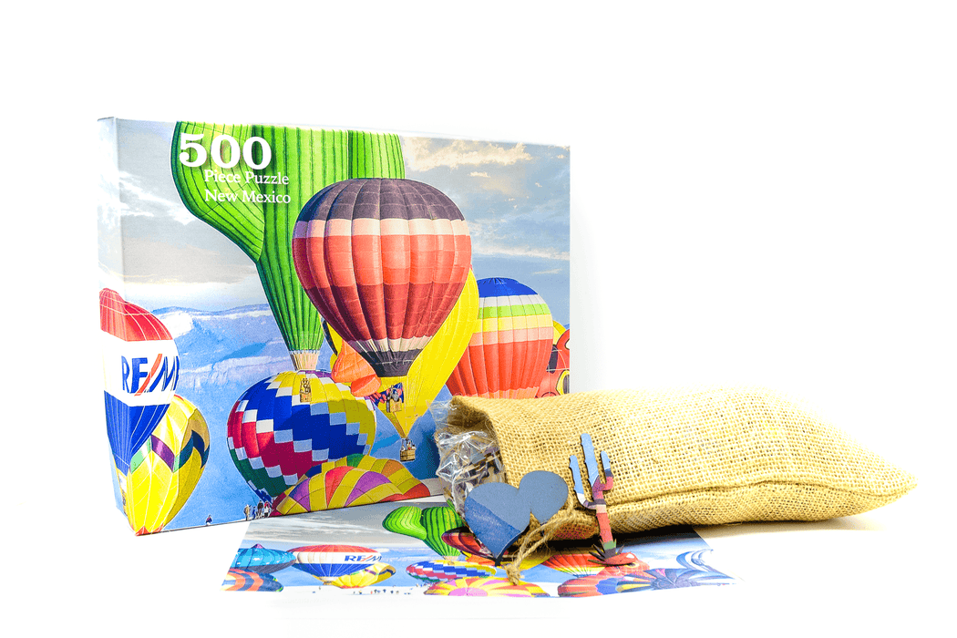 Wimberley Puzzle Company New Mexico Hot Air Balloons | New Mexico Puzzle | 250, 500, 1000 Piece