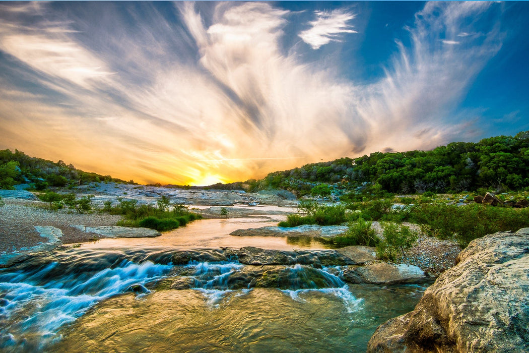 Wimberley Puzzle Company Pedernales Falls | Texas Waterfall Puzzle | 250, 500, 1000 Pieces