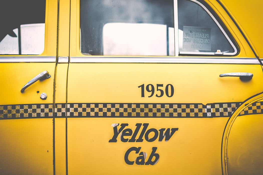 Wimberley Puzzle Company Route 66: Classic Yellow Cab | Route 66 Puzzle | 250, 500, 1000 Pieces
