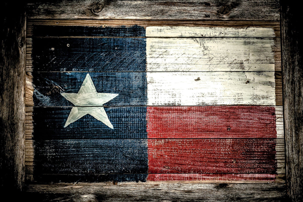 Wimberley Puzzle Company Rustic Texas Flag | Texas Puzzle | 250, 500, 1000 Pieces