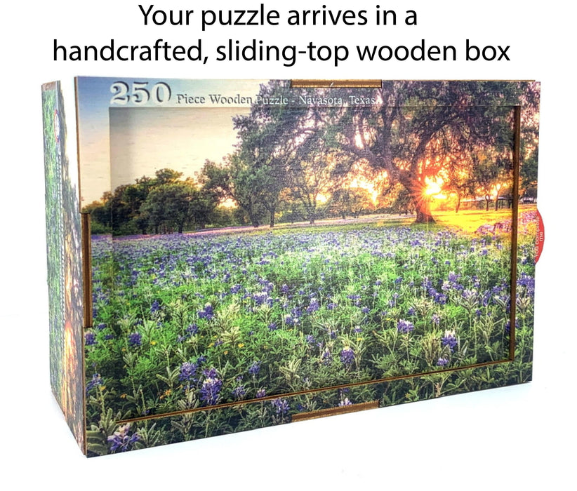 Wimberley Puzzle Company Sly Fox | Wildlife Puzzle | 250, 500, 1000 Pieces